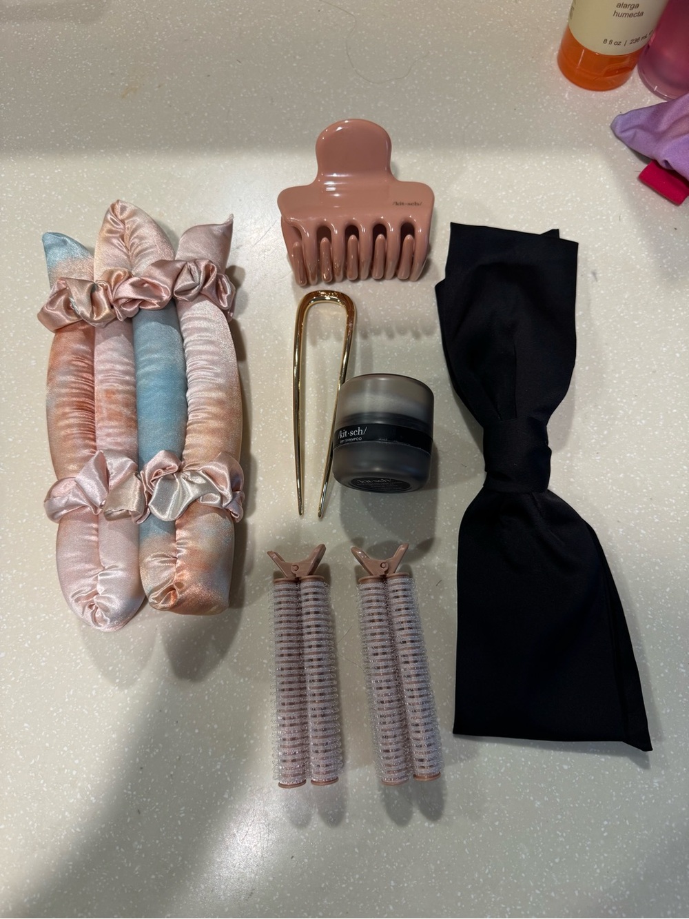 Kitsch Assorted Women's Hair Accessory Set - Pink & Black